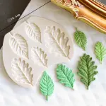 5 Cavity Leaves silicone mould