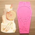 Dream catcher feather texture silicone Mould