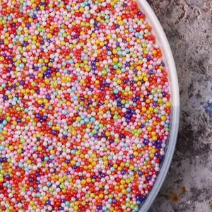 2mm Mixed Colour sphere Sprinklers 100gm (Copy)