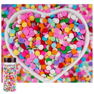 Mixed Colour Confetti Sprinklers 100gm