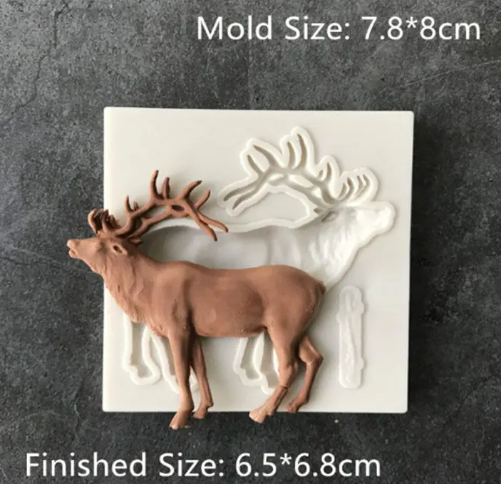 Christmas Deer silicone mould