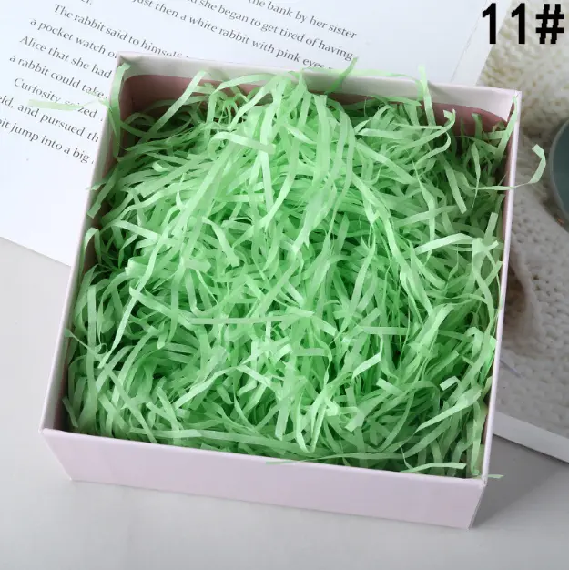 Light Green Shredded Paper 100 grams