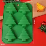 6 Cavity Christmas tree silicone mould