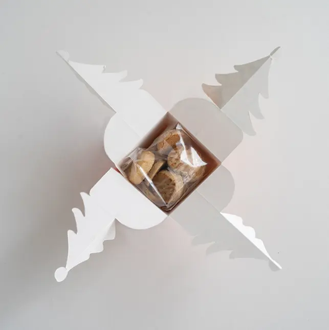 Blue 3D Christmas tree Box (1 PACK = 10 PIECES)