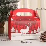 Cardboard Christmas theme Gift Box (1 PACK = 5 PIECES) Style 1