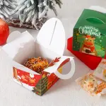 Small Christmas Snowman theme Gift Box (1 PACK = 10 PIECES) Style 3