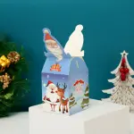 Small Christmas Snowman theme Gift Box (1 PACK = 7 PIECES) Style 8