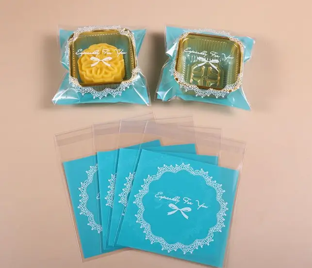 Especially for you Blue colour 100pcs Cookie Candy Sleeve