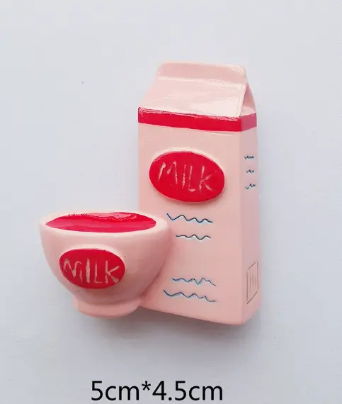 1pcs Milk bottle with cup Cake Topper Toy