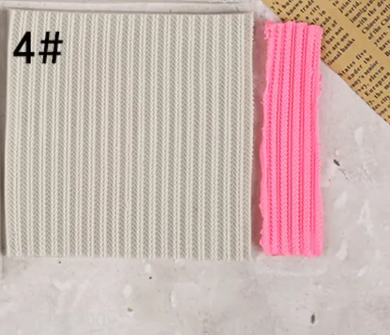 Knitting Texture Pattern silicone Mould style 3