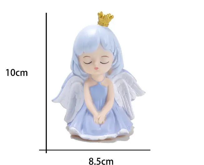 1pcs Cute Angel Cake Topper Toy
