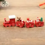 Wooden train cake toy topper