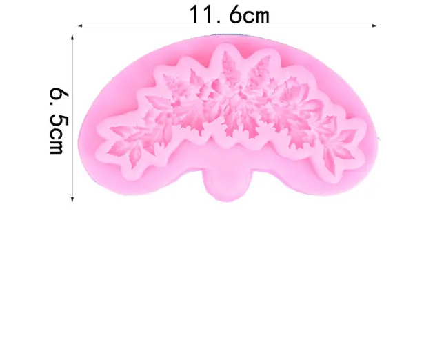 Christmas Pine Leaf Wreath silicone mould