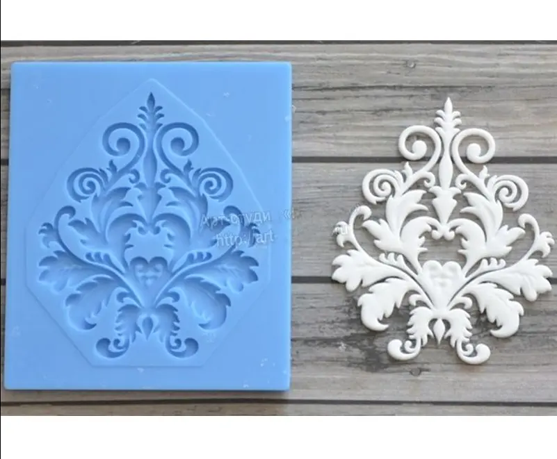 Classic texture boarder silicone mould
