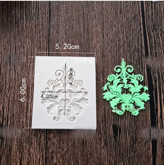 Classic texture boarder silicone mould