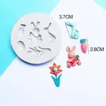 Easter Egg rabbit theme Silicone Mould