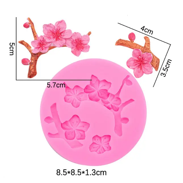 Flower Branch silicone mould