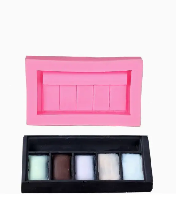 3D Makeup Eye Shadow Palette Silicone Mould