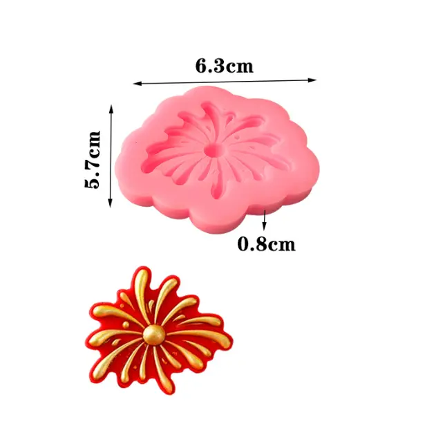 1 pcs Fire Works Sky Cracker silicone mould - Small