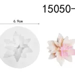 3D Poinsettia flower silicone mould