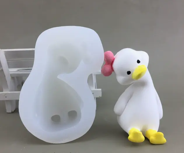 Cute 3D Duck Silicone Mould