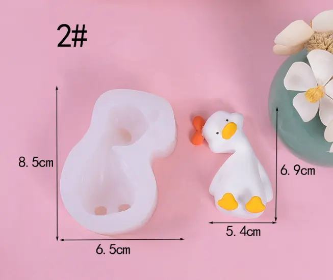 Cute 3D Duck Silicone Mould