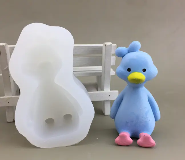 Cute 3D Duck Silicone Mould style 2