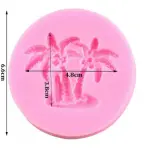 Coconut Palm tree silicone mould