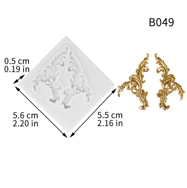 Cavity classic corner silicone mould style 2