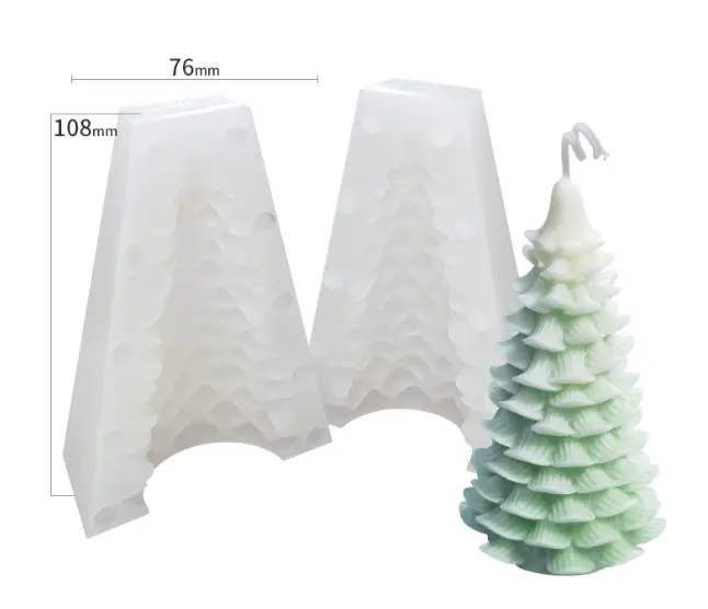 3D Christmas tree Silicone mould