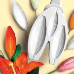 Lily Flower Bud silicone mould