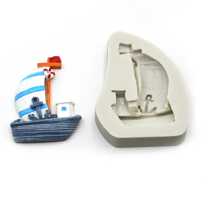 Boat Silicone mould Style 3