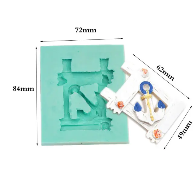 Boat Anchor theme silicone mould