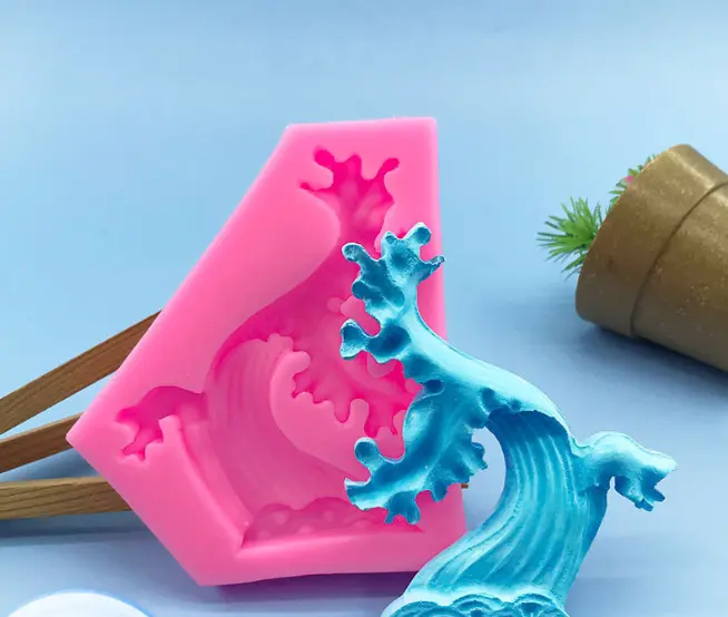 Large Sea Wave Splash Silicone Mould
