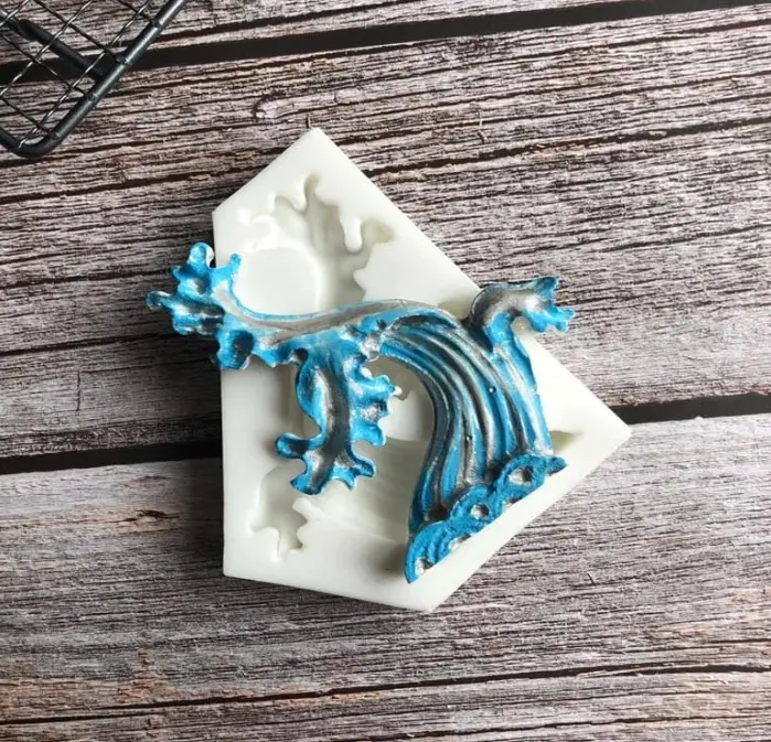 Large Sea Wave Splash Silicone Mould