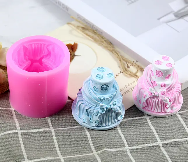 3 layer Cake Silicone mould