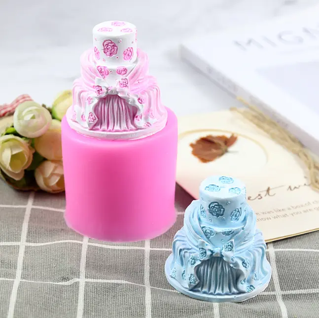 3 layer Cake Silicone mould