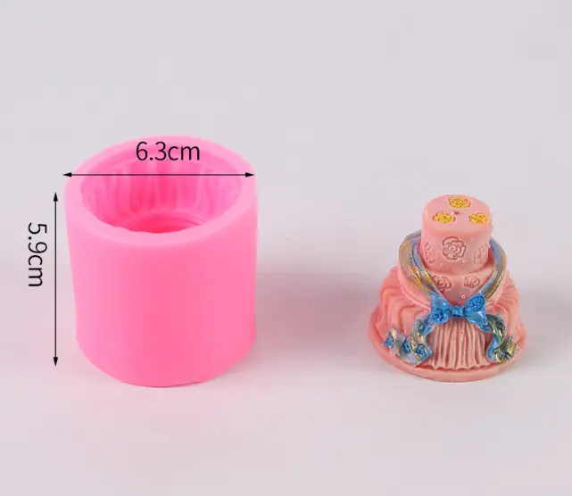 3 layer Cake Silicone mould