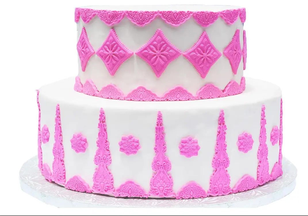 Boarder and Corner Silicone Fondant mould