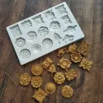 Wedding Crown Flowers Silicone Fondant mould