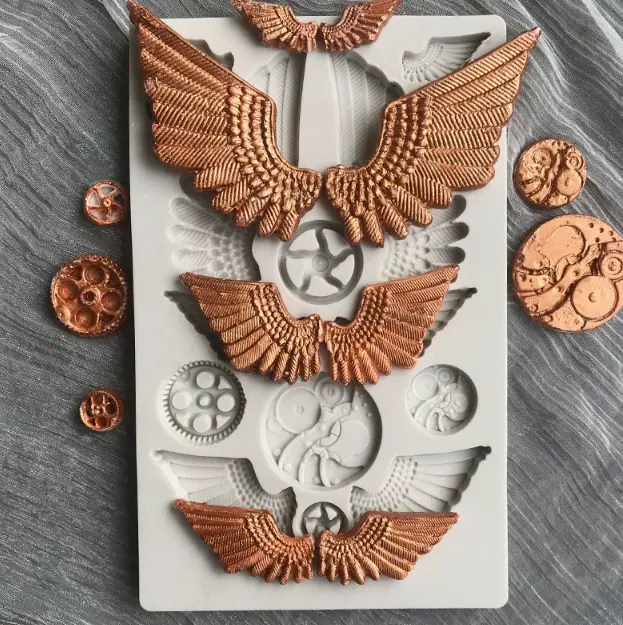 Roman Mechanical Wings Vintage Silicone mould