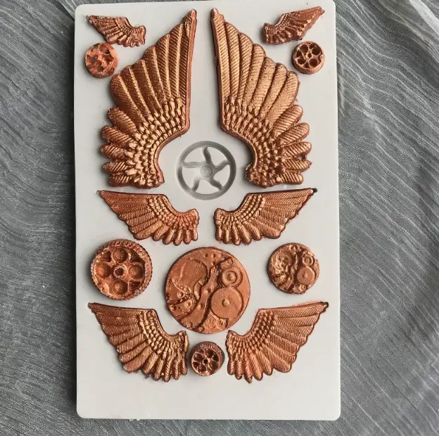 Roman Mechanical Wings Vintage Silicone mould