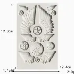 Roman Mechanical Wings Vintage Silicone mould