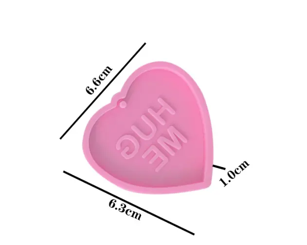 Hug Me Heart silicone mould