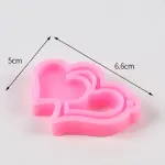 Double Heart silicone mould