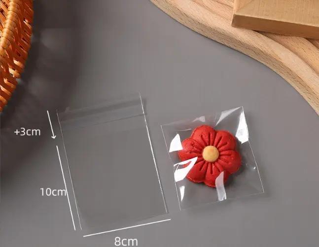 100 pcs Transparent Cookie Sleeve (8 x 10cm)