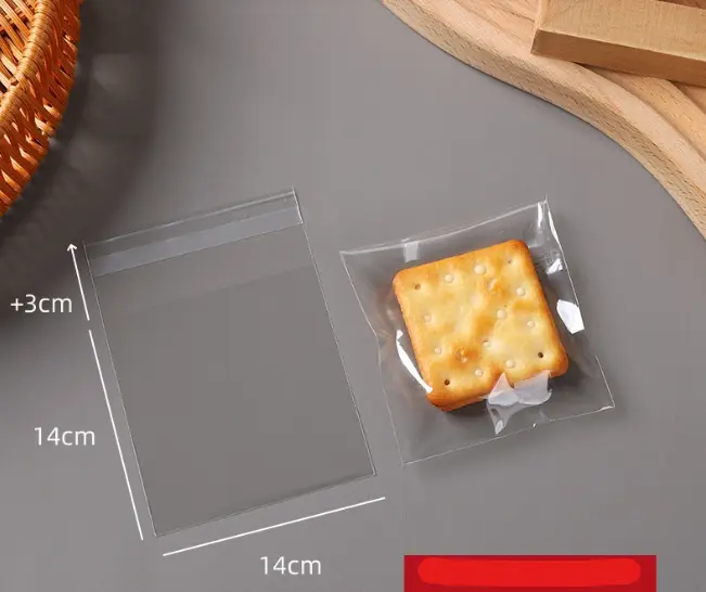 100 pcs Transparent Cookie Sleeve (14 x 14cm)