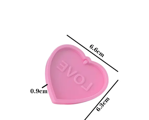 Love Heart silicone mould