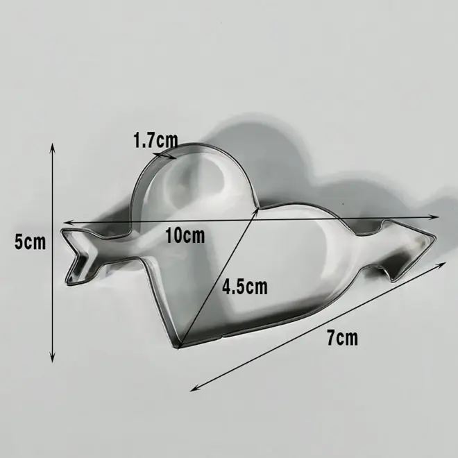Heart with Arrow Aluminum Cutter