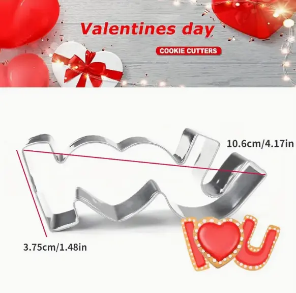 Love Aluminum Cookie Cutter
